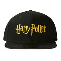 Cap Harry Potter Black Golden Logo