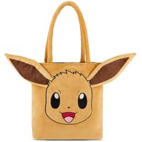 Novelty Tote Bag Pokemon Eevee Face Plush LT301042POK