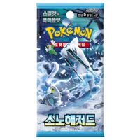 Pokemon KOR Snow Hazard Booster 1 Busta