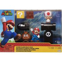 Super Mario Acorn Plains Diorama Set 5pz