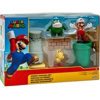 Super Mario Bros Desert diorama set 6cm