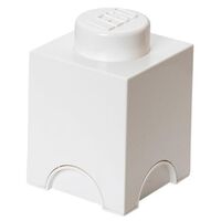 Contenitore LEGO Brick 1 Bianco RCL SB1 WH