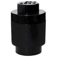 Contenitore LEGO Brick 1 Tondo Nero RCL SB1R BK