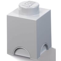 Contenitore LEGO Brick 1 Grigio RCL 40011740