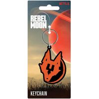 Rebel Moon Resistance Wolf Keychain RK39482C