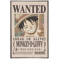Wall Decor One Piece Monkey D.Luffy Wanted 125x85cm OP-2758CR