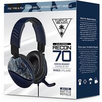 TURTLEBEACH Cuffie Wired Gaming Recon 70P Blue Camo