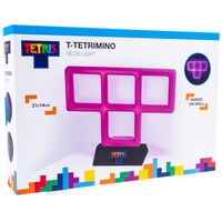 Neon Tetris: Purple Tetrimino T Lamp