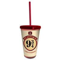 Bicchiere con Cannuccia Harry Potter Binario 9 3/4