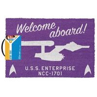 Star Trek Welcome Aboard! U.S.S. Enterprise Doormat GP85396