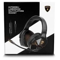 LAMBORGHINI Cuffie Wired con Microfono Nere