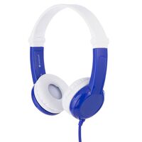 BUDDYPHONES Cuffie con Microfono Connect Pieghevole Blu