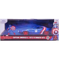 JADA Captain America 1971 Plymouth GTX Scala 1:32 253223024