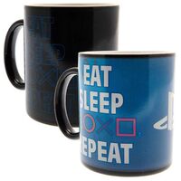 Tazza Cambia Colore PlayStation Eat Sleep Repeat