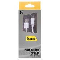 FREAKS Cavo di Ricarica da USB-A a Micro USB Bianco 1m