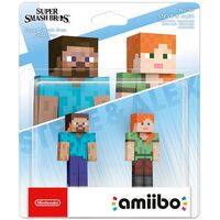 Amiibo Super Smash Bros. Steve e Alex