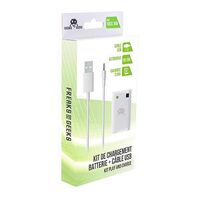 FREAKS X360 Batteria + Cavo di Ricarica 3m White