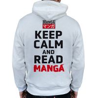 Hoodie Keep Calm Read Manga L TGGSWE003-L