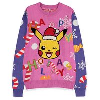 Christmas Sweater Pokemon Pikachu Patched L KW575772POK-L