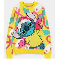 Maglione Natale Disney Stitch Fluo S