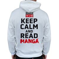 Hoodie Keep Calm Read Manga L TGGSWE003-L