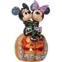 Mickey Mouse e Minnie Sulla Zucca Di Halloween