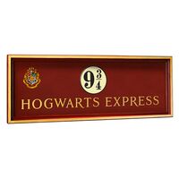 Harry Potter Hogwarts Platform 9 3/4 plate