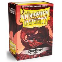 DRAGON SHIELD Bustine Standard Classic Crimson 100pz