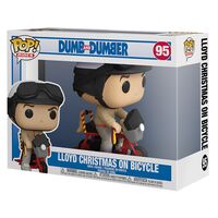 FUNKO POPS Scemo & Piu' Scemo Lloyd Christmas on Bicycle 95 51949