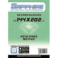 SAPPHIRE Bustine Protettive 144x202mm Mint 50pz