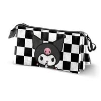 Kuromi Hello Kitty triple pencil case 8445118087147