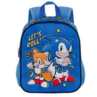 Sonic The Hedgehog Lets Roll 3D backpack 31cm 8445118044676
