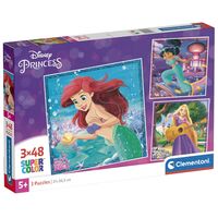 Clementoni Puzzle - Disney Princess 3x48pcs