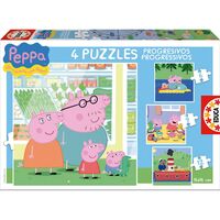 EDUCA Puzzle - Peppa Pig Progressive 6-9-12-16pcs