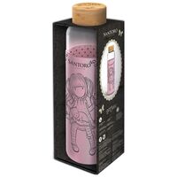 STOR Gorjuss silicone cover glass bottle 585ml