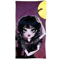 Gothic Girl cotton beach towel 8435631339144