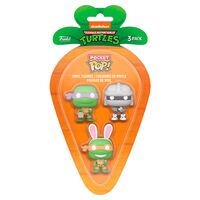 FUNKO Carrot Pocket POP blister 3 figures Ninja Turtles Donatello Shredder Michelangelo easter