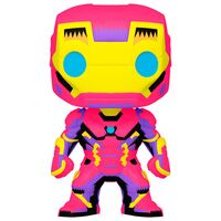 FUNKO POP figure Marvel Iron Man Black Light Exclusive