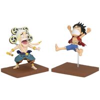 One Piece Monkey D Luffy & Enel World Collectable figure 7cm 4983164898385