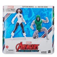 Marvel Avengers Beyond Earths Mightiest Captain Marvel vs Doctor Doom figure 15cm 5010996142443