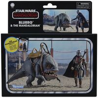 Star Wars The Mandalorian - Blurrg & Mandalorian set 2 figures 9,5cm 5010996254702