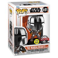 Funko Pop! Star Wars The Mandalorian with Dark Saber Exclusive 491
