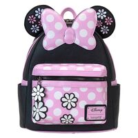 Loungefly Disney Minnie Floral Rock the Dots backpack 671803534223