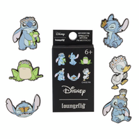 LOUNGEFLY Loungefly Disney Stitch assorted Mystery Blind Box Enamel Pin