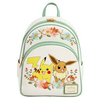 FUNKO Loungefly Mini Zaino Pokemon Pikachu & Eevee w/Flower PMBK0284