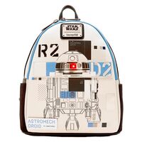 FUNKO Loungefly Mini Zaino Star Wars R2-D2 Lights Up STBK0450