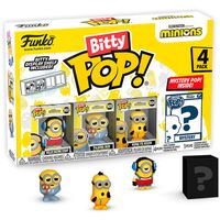 FUNKO BITTY POP 4 Pack Minions Roller Skating Stuart 73037