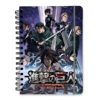 ERIK Attack on Titan A5 notebook