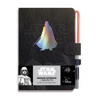 Taccuino A5 + Penna Star Wars Spada Laser Darth Vader