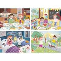 Clementoni Puzzle - A Beautiful Day 2x20pcs 2x60pcs